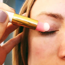 Load image into Gallery viewer, Clean eyelids with eyelash extensions using the We Love Eyes Foaming Cleanser for healthier, longer lasting lash extensions