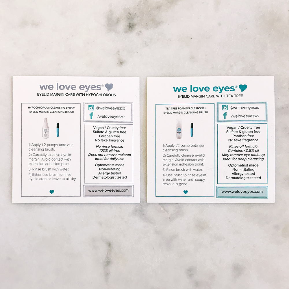 FYO - Lash Care Cards (20 cards)